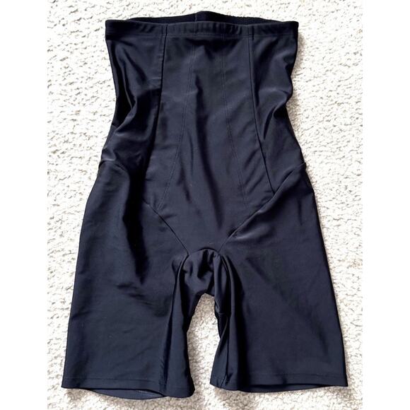 Jones New Yor Flexees Ultra Firm Sculpt High Waist Thigh Slimmer Body Blk Medium - Picture 1 of 6